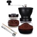 Manual Coffee Grinder with Ceramic Burr and 2 Glass Jars A79914