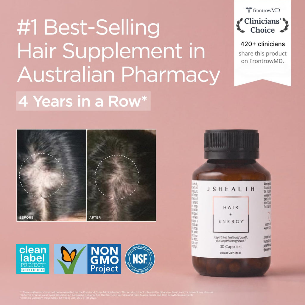 Hair Growth Vitamins with Kelp Iodine and Zinc 30 Capsules B643185