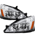 2003-2007 Honda Accord Sedan Coupe Headlights Left + Right F154117