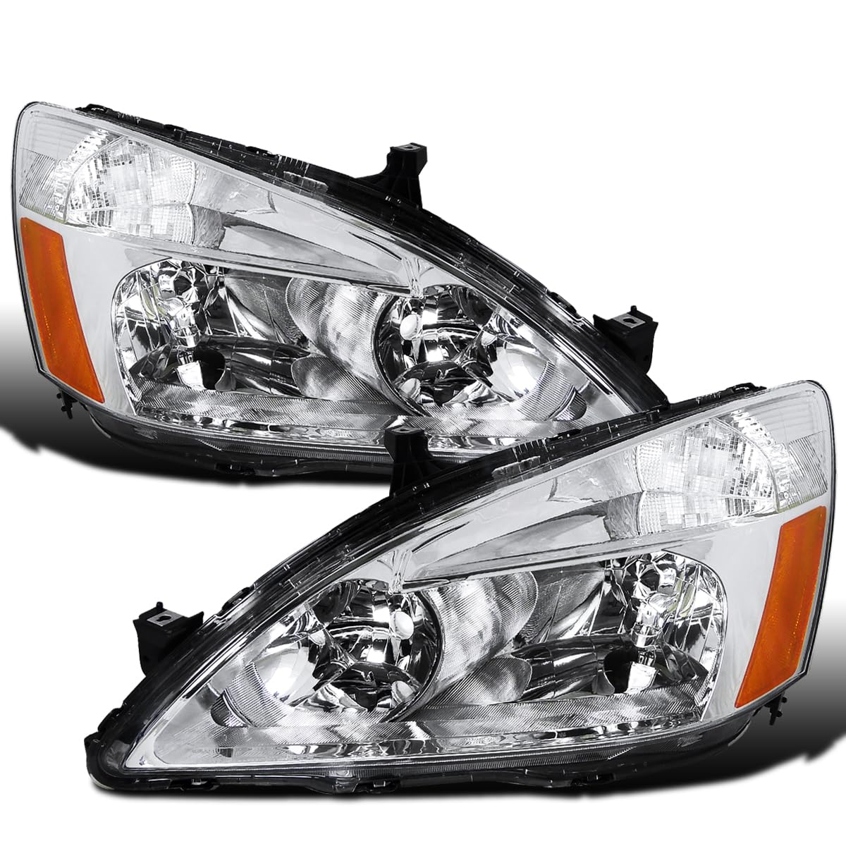 2003-2007 Honda Accord Sedan Coupe Headlights Left + Right F154117