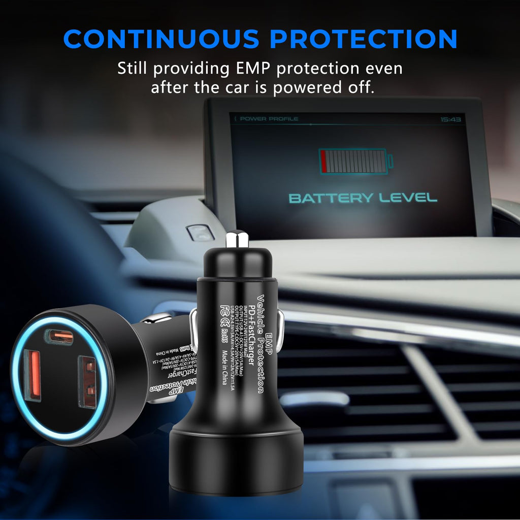 Vehicle Protection with USB Sockets for 12-Volt DC Q4540