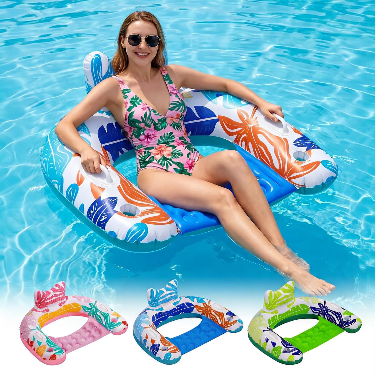3 Pack Inflatable Pool Floats J10364