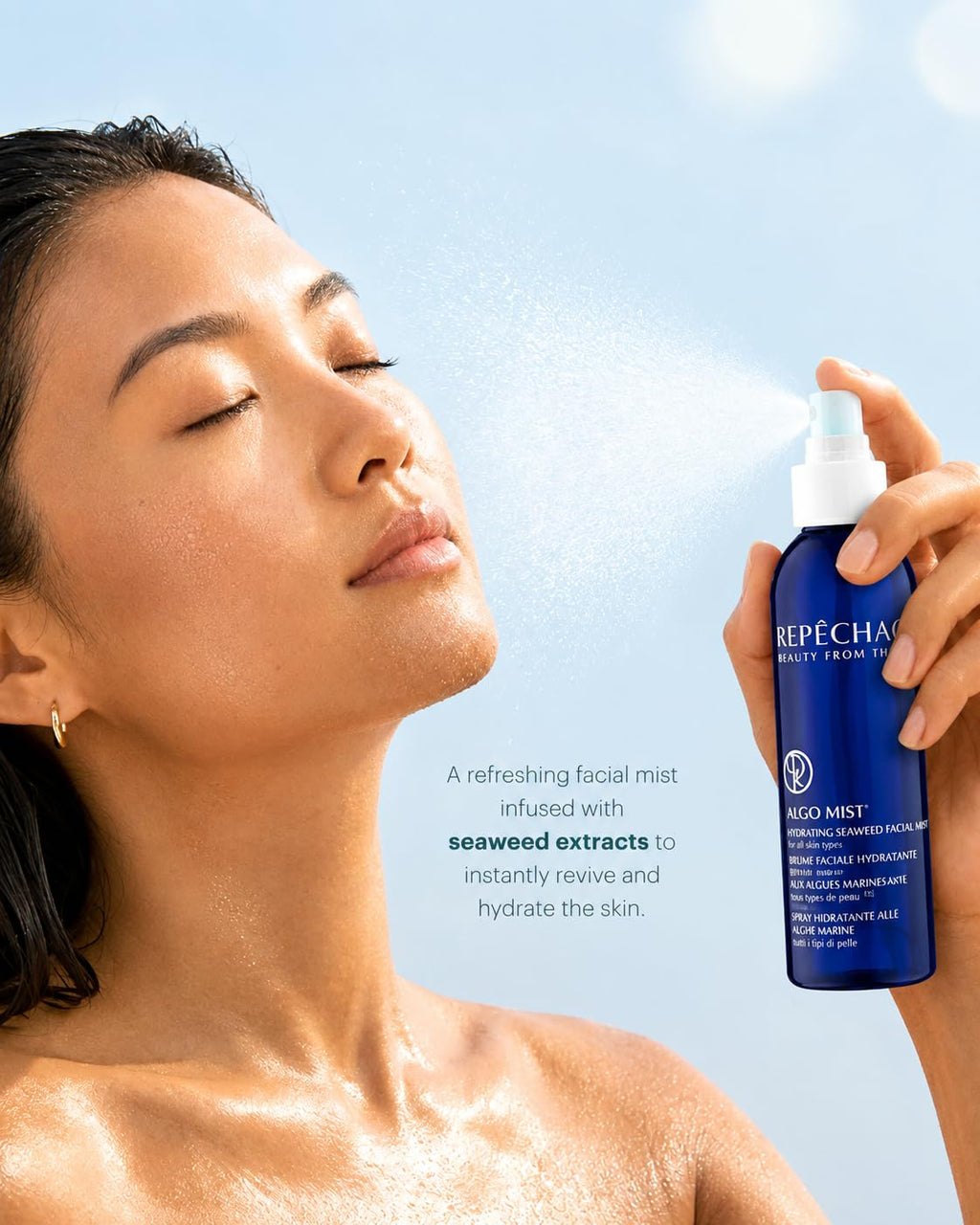 Hydrating Seaweed Facial Spray with Aloe and Vitamin C, 6 fl oz F10791