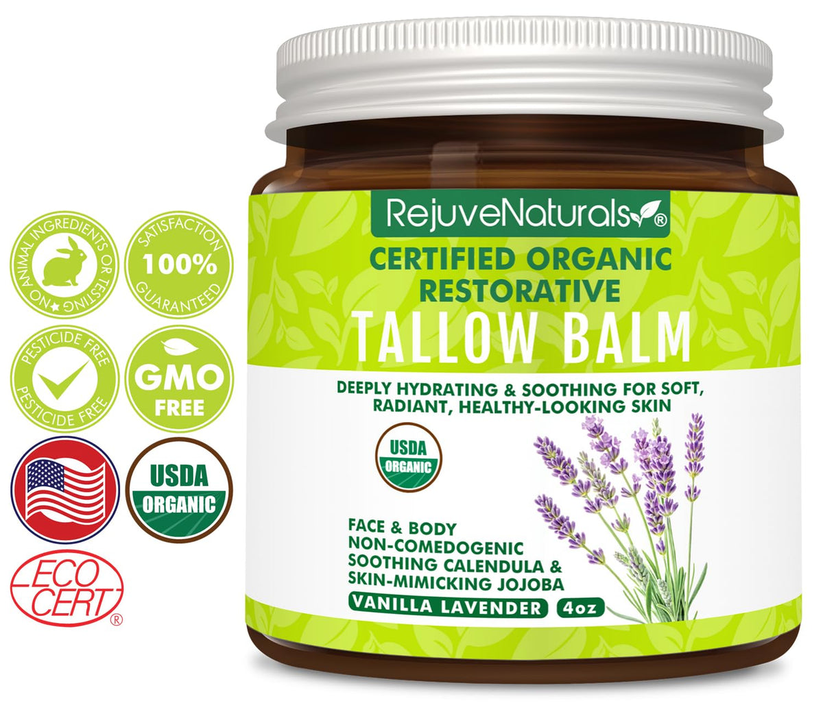 Vitamin E Oil & Organic Tallow Balm Bundle G2076