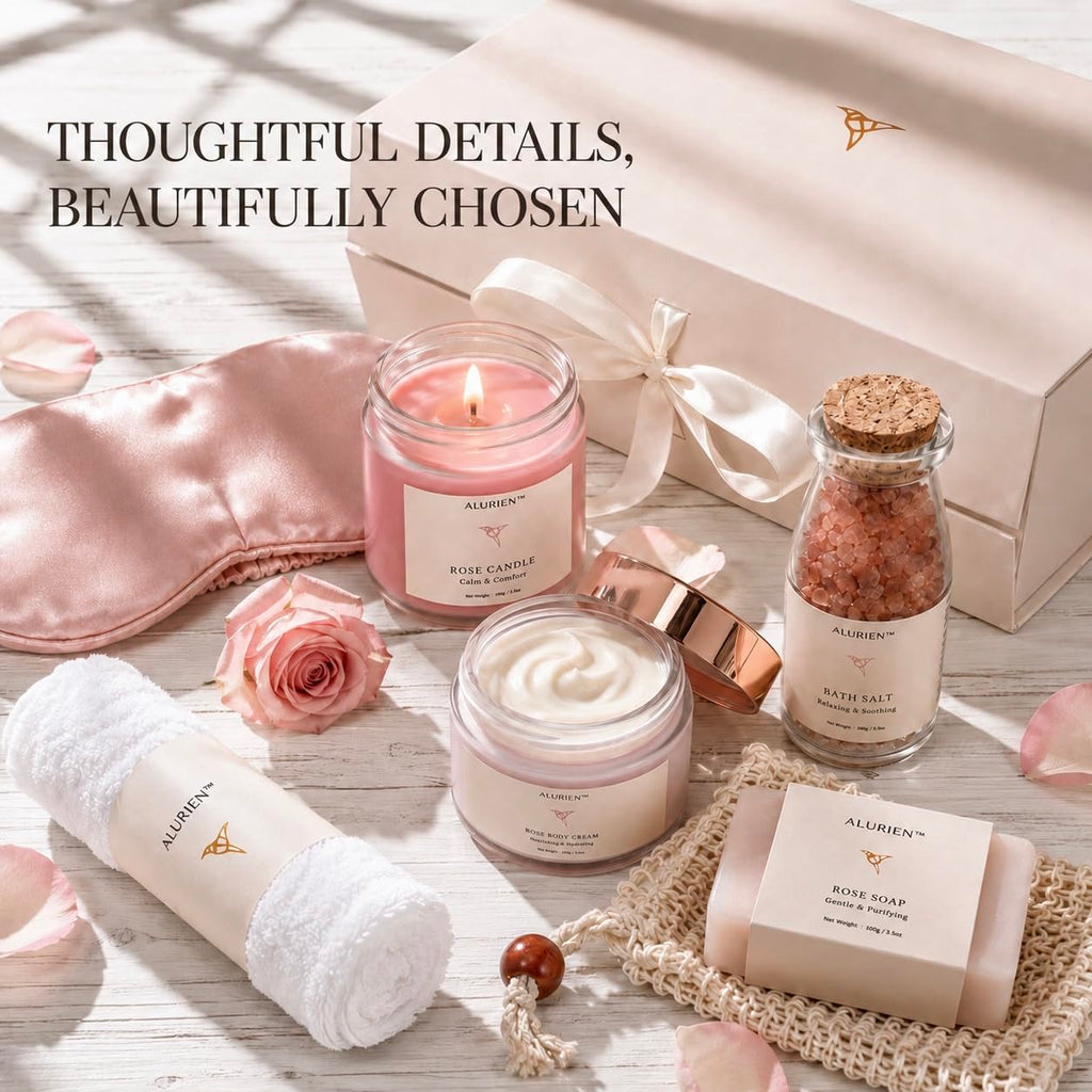 Rose 11-Piece Bath & Body Gift Set O9864