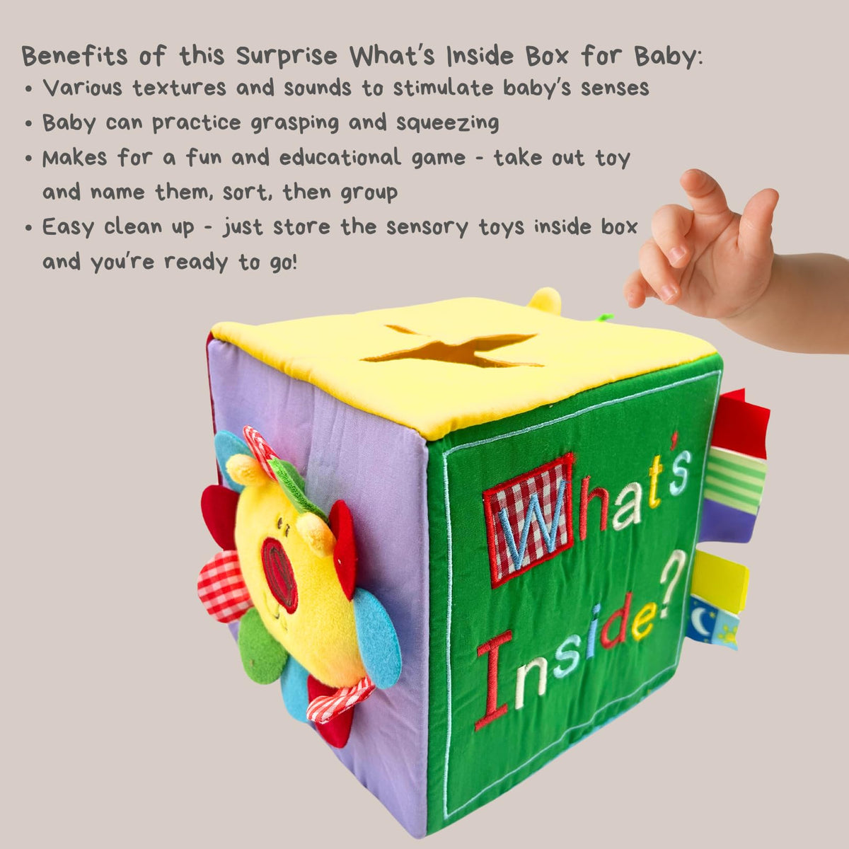 Baby Object Permanence Soft Plush Toy O536