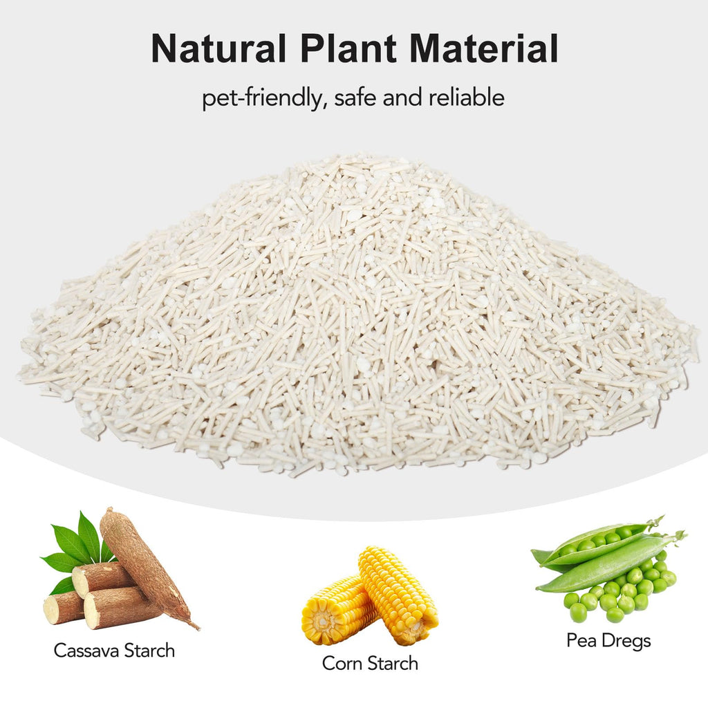 Non-Stick Ultra Clumping Tapioca Tofu Cat Litter, 9 lb X 2 Pack X87919