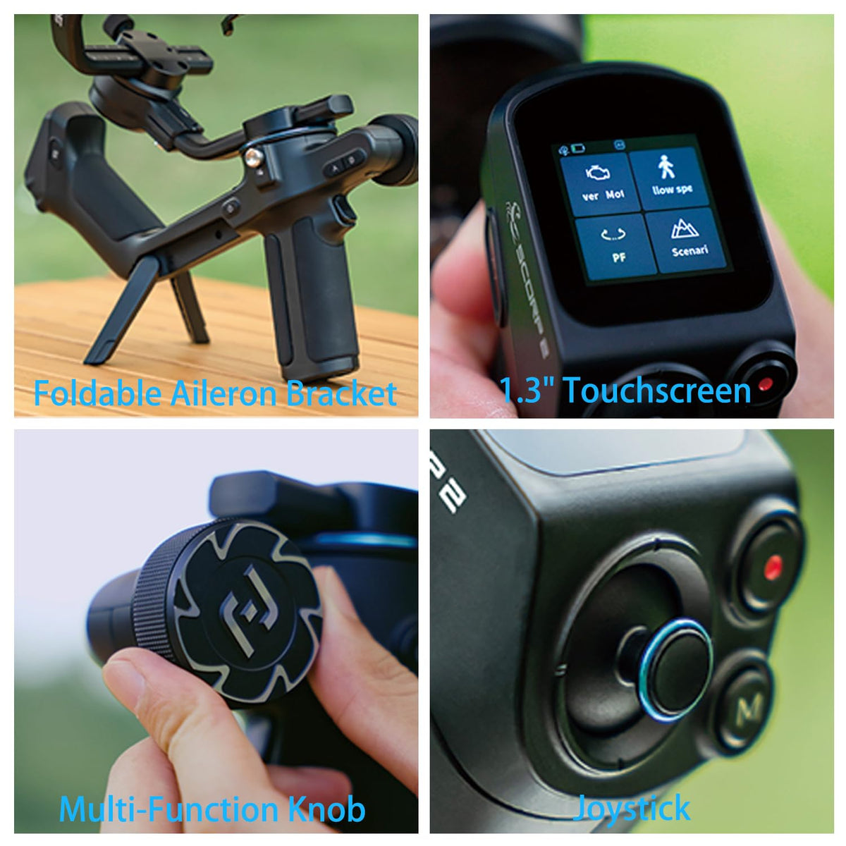 3-Axis Camera Gimbal Stabilizer with Touch Screen E177