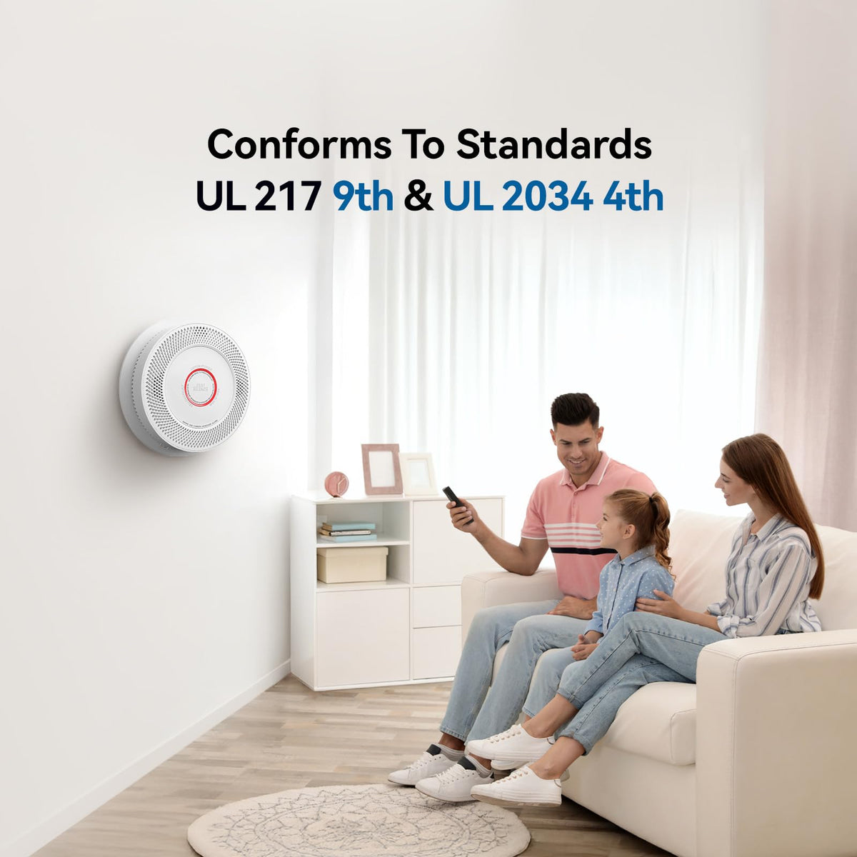 Smoke and Carbon Monoxide Detector 10-Year Battery 4 Pack B321