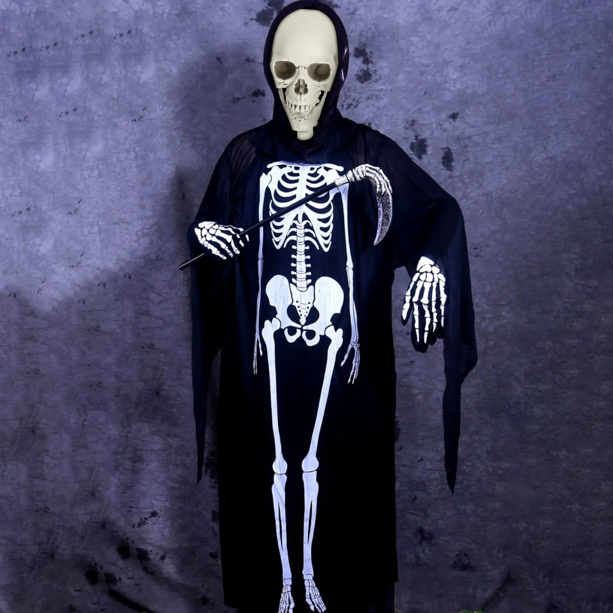 5.4Ft Posable Plastic Skeleton with Movable Joints L2669