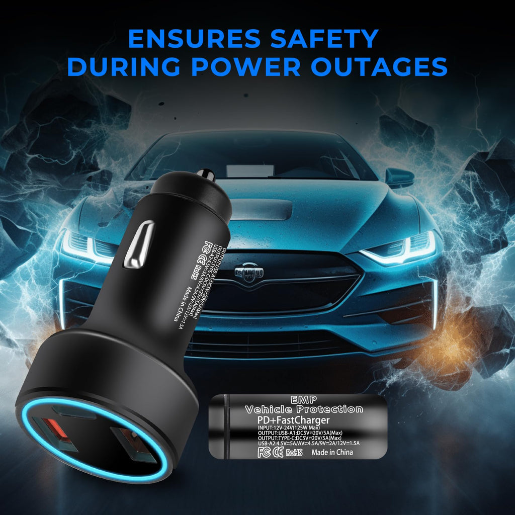 Vehicle Protection with USB Sockets for 12-Volt DC Q4540
