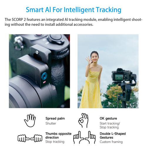 3-Axis Camera Gimbal Stabilizer with Touch Screen E177