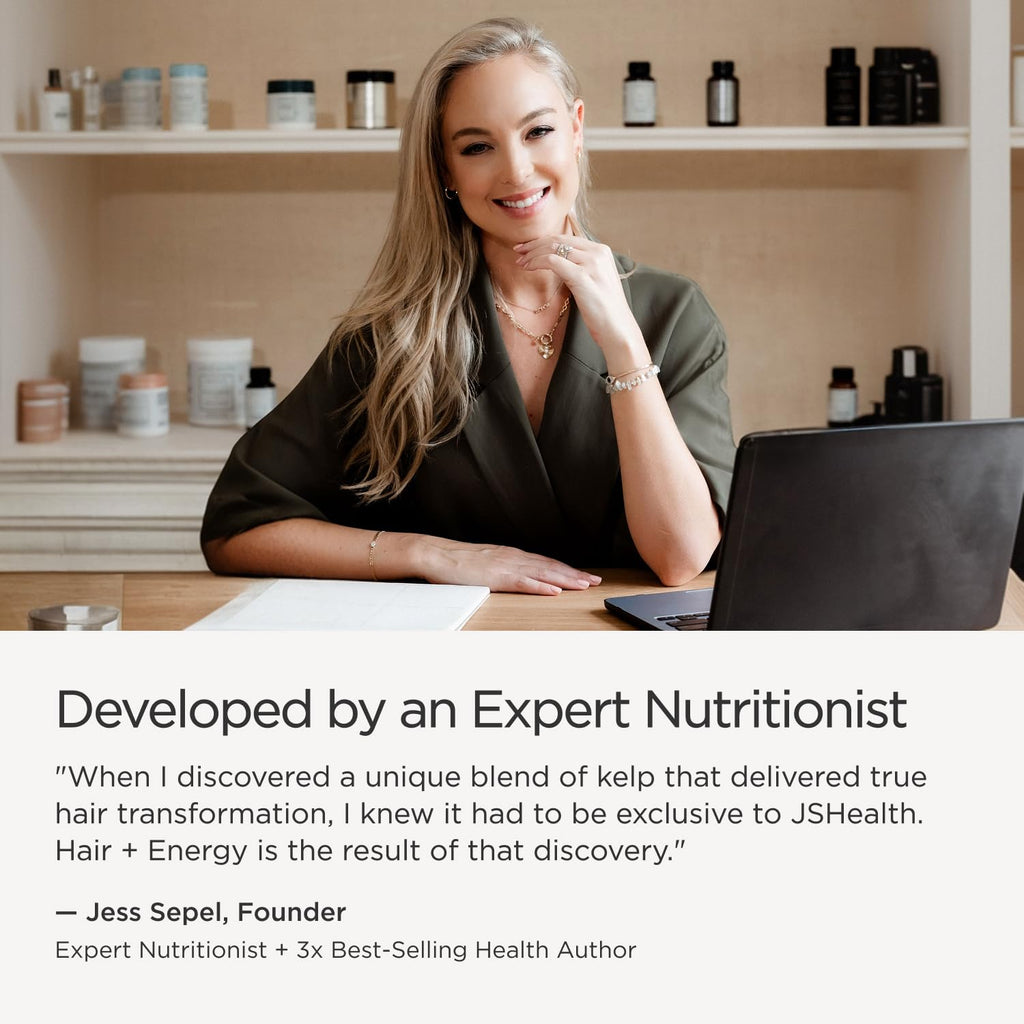 Hair Growth Vitamins with Kelp Iodine and Zinc 30 Capsules B643185