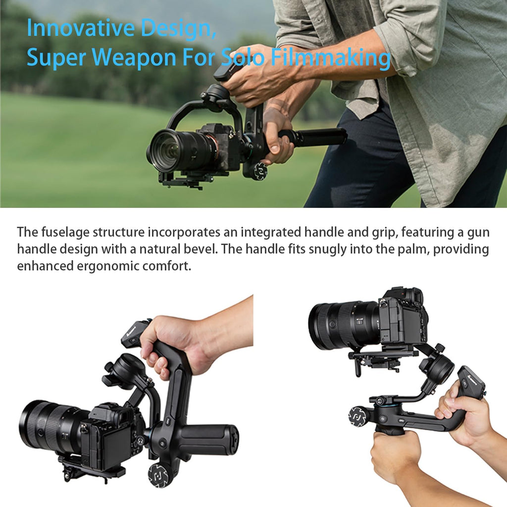 3-Axis Camera Gimbal Stabilizer with Touch Screen E177