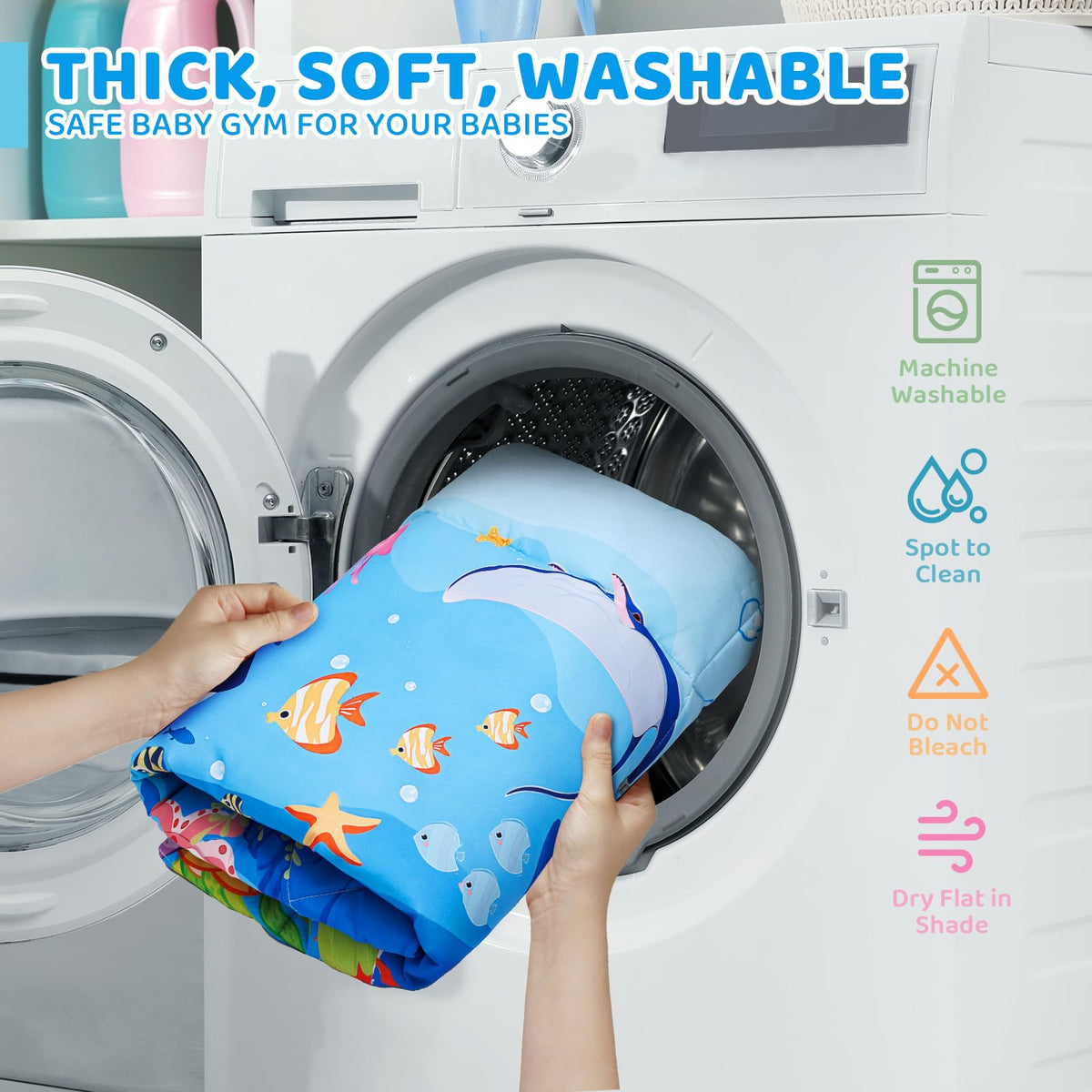 8-in-1 Washable Baby Gym Play Mat & Ball Pit M910