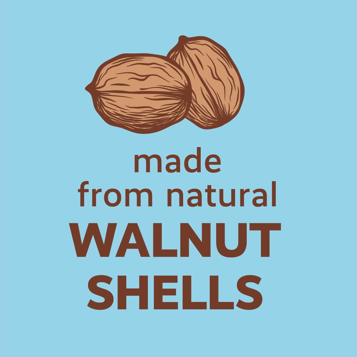 Unscented Walnut Shell Cat Litter 26 Lbs W9010
