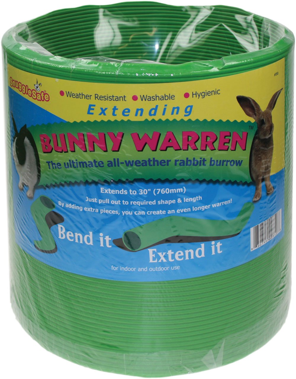 Green Flexible Bunny Warren Fun Tunnel C30905