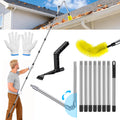 13FT Adjustable Gutter Cleaning Brush Kit with Shovel L78198