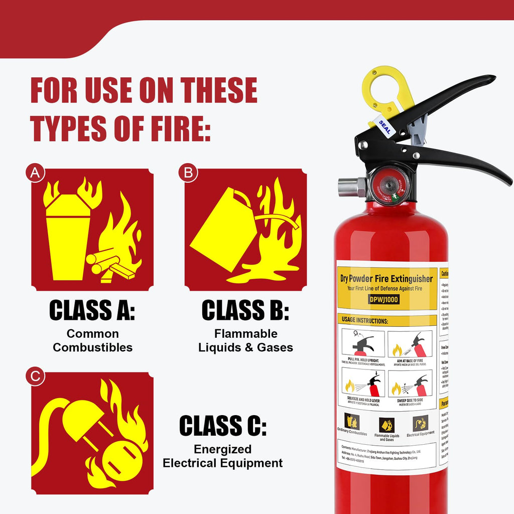 2.5 lb ABC Dry Chemical Fire Extinguishers B182514