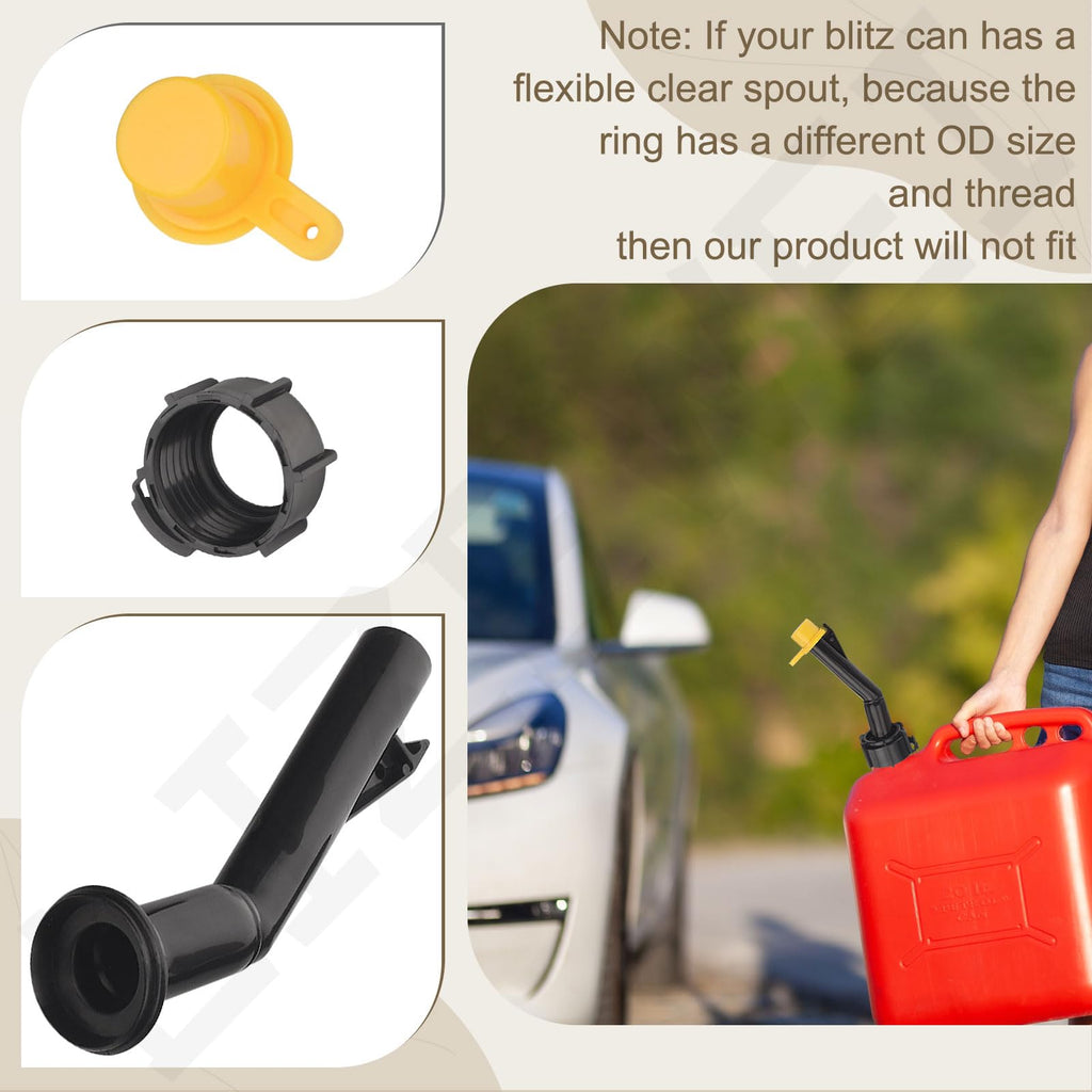 Gas Can Spouts Nozzles Rings Caps Q47454