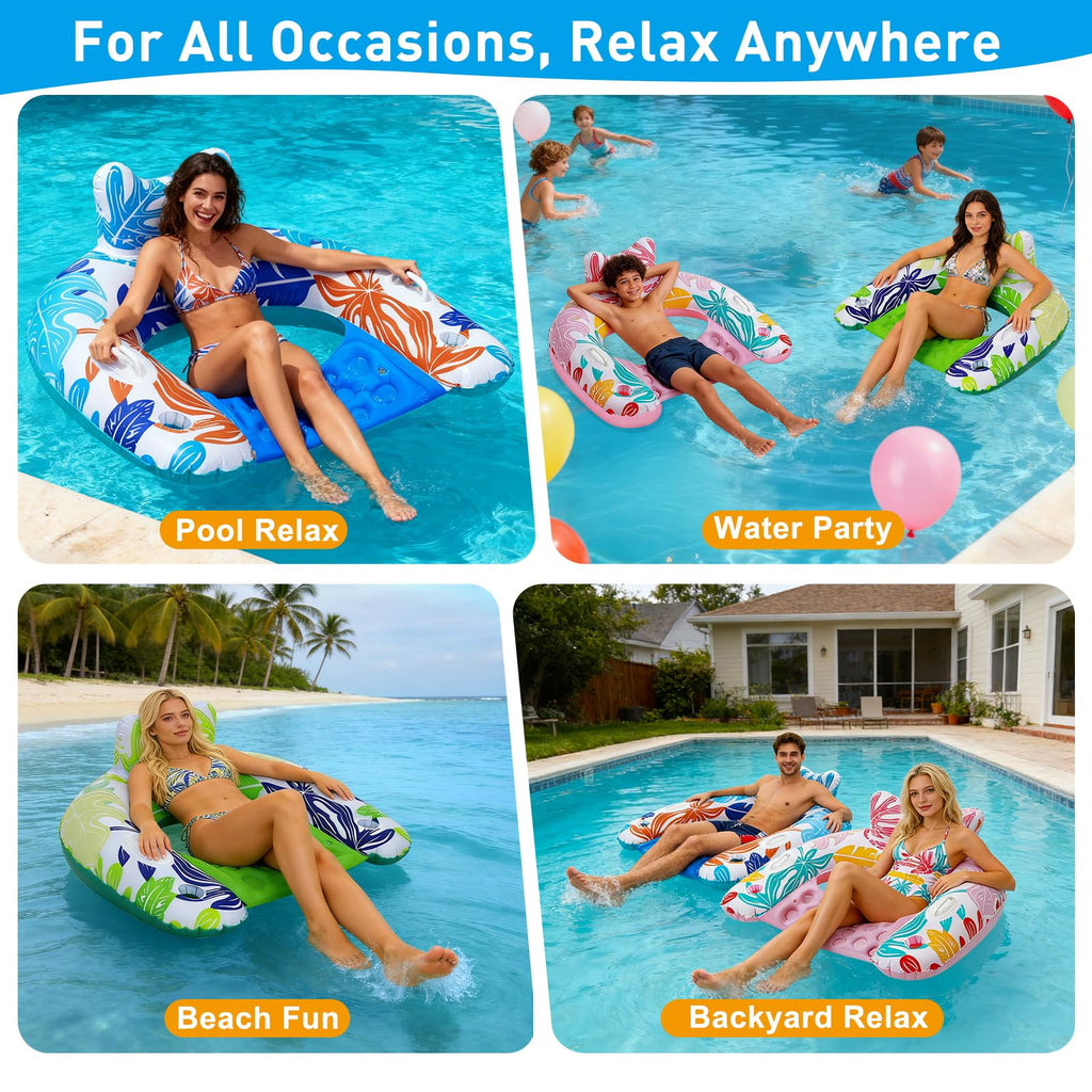 3 Pack Inflatable Pool Floats J10364