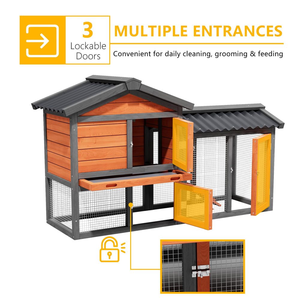 Wooden Chicken Coop X95942