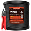 Black Stainless Steel Cable for Railing 220FT 1/8" T316 Wire Rope Y84133