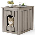 Gray Outdoor Cat House R90174