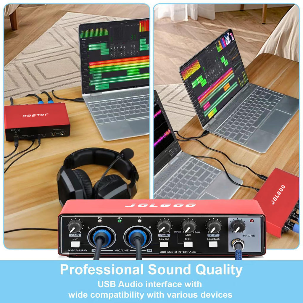 USB Audio Interface, Red 24-Bit/192kHz M50815