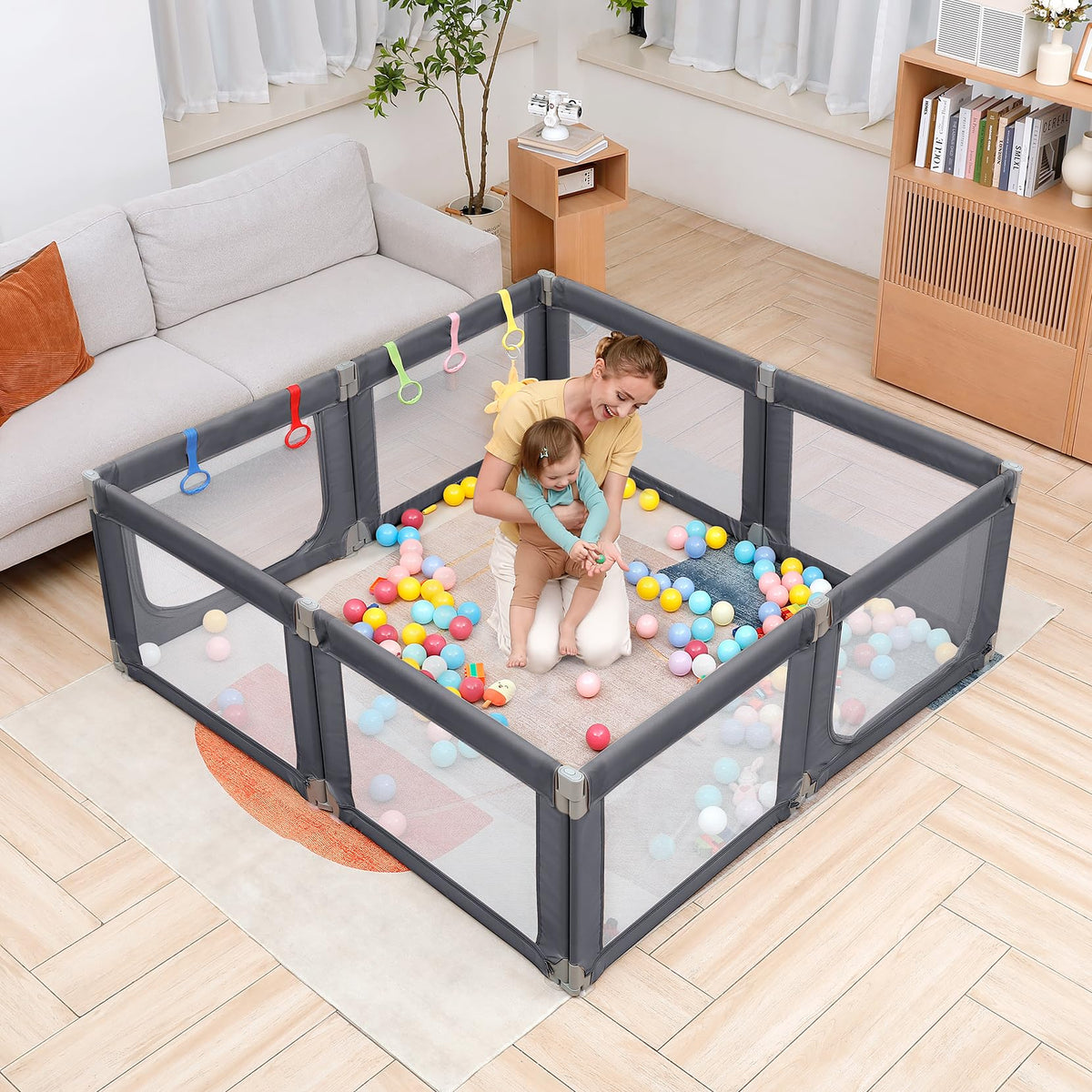 Grey Baby Playpen A159