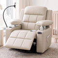 Power Swivel Recliner Chair with Motorized Adjustable Armrests I754960