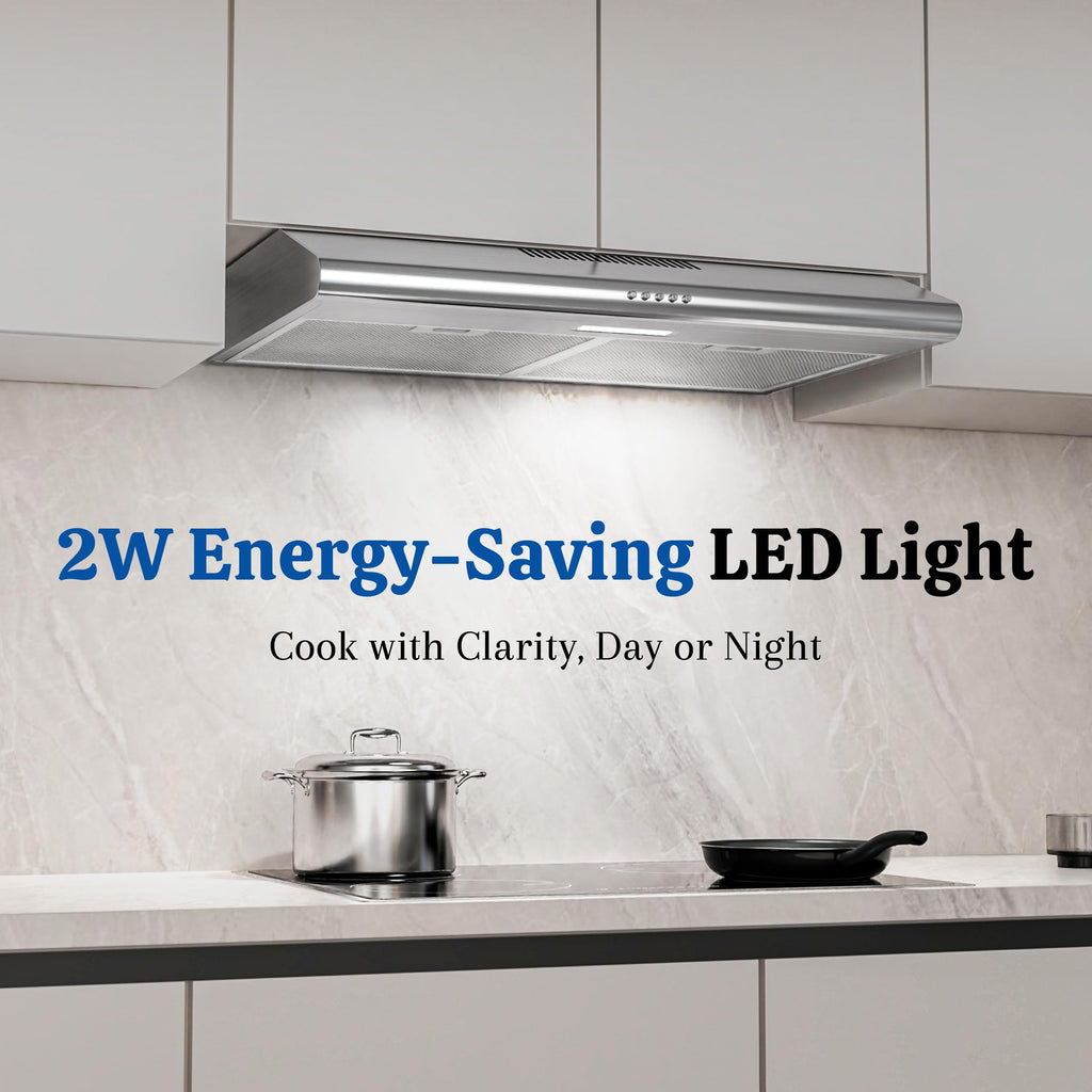 30 Inch Convertible Under Cabinet Range Hood L60009