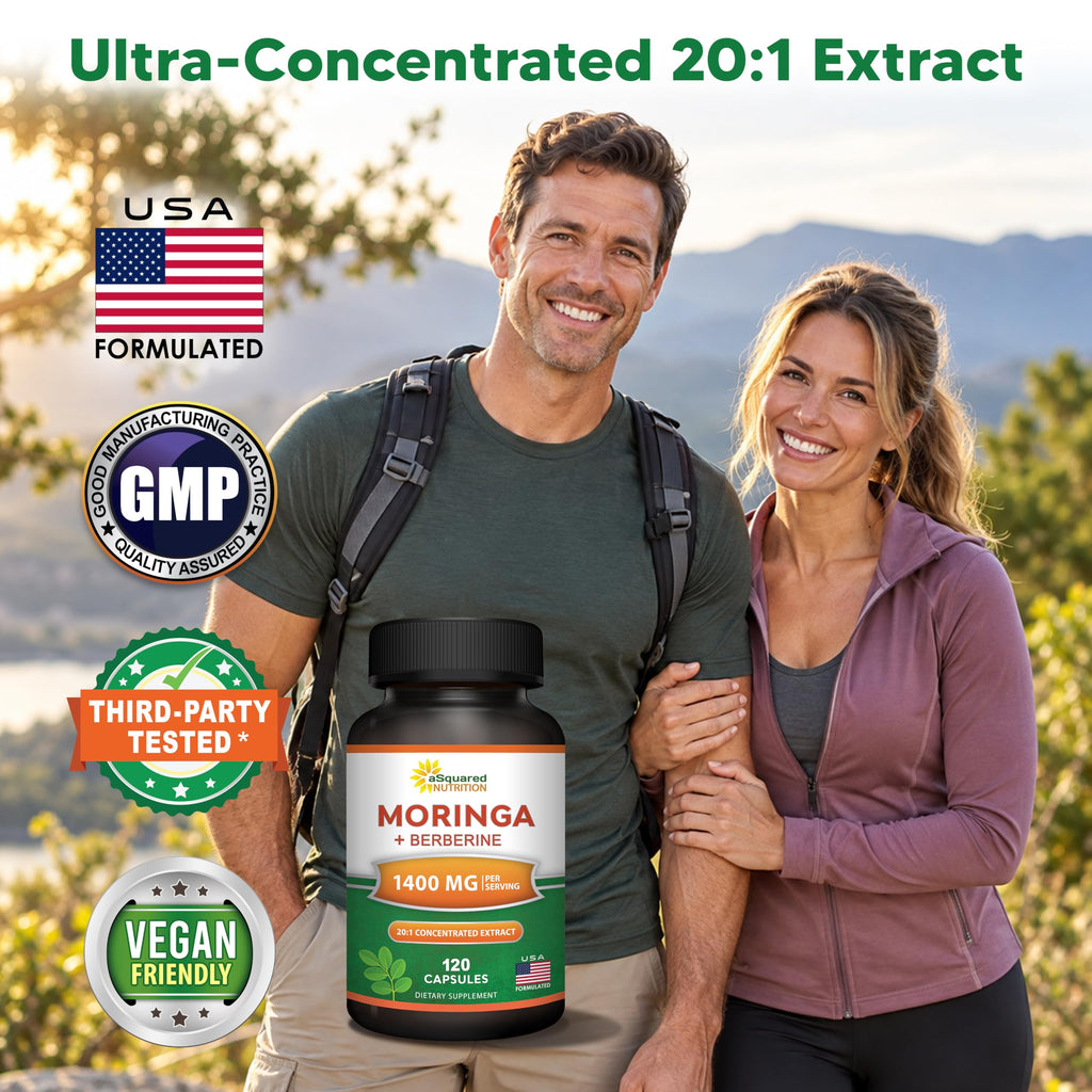 Moringa with Berberine Supplement 120 Capsules X55333