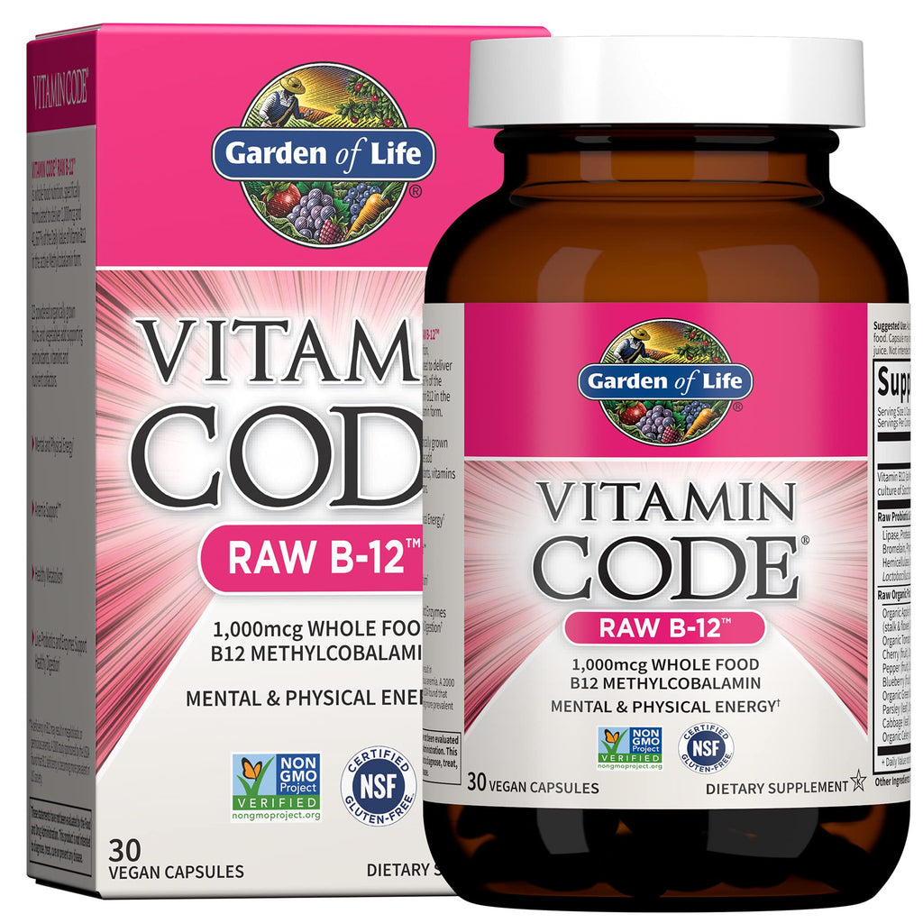 Vegan B-12 Methylcobalamin 30 Capsules P28106