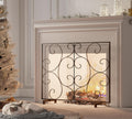 Handcrafted Metal Mesh Fireplace Screen X779696