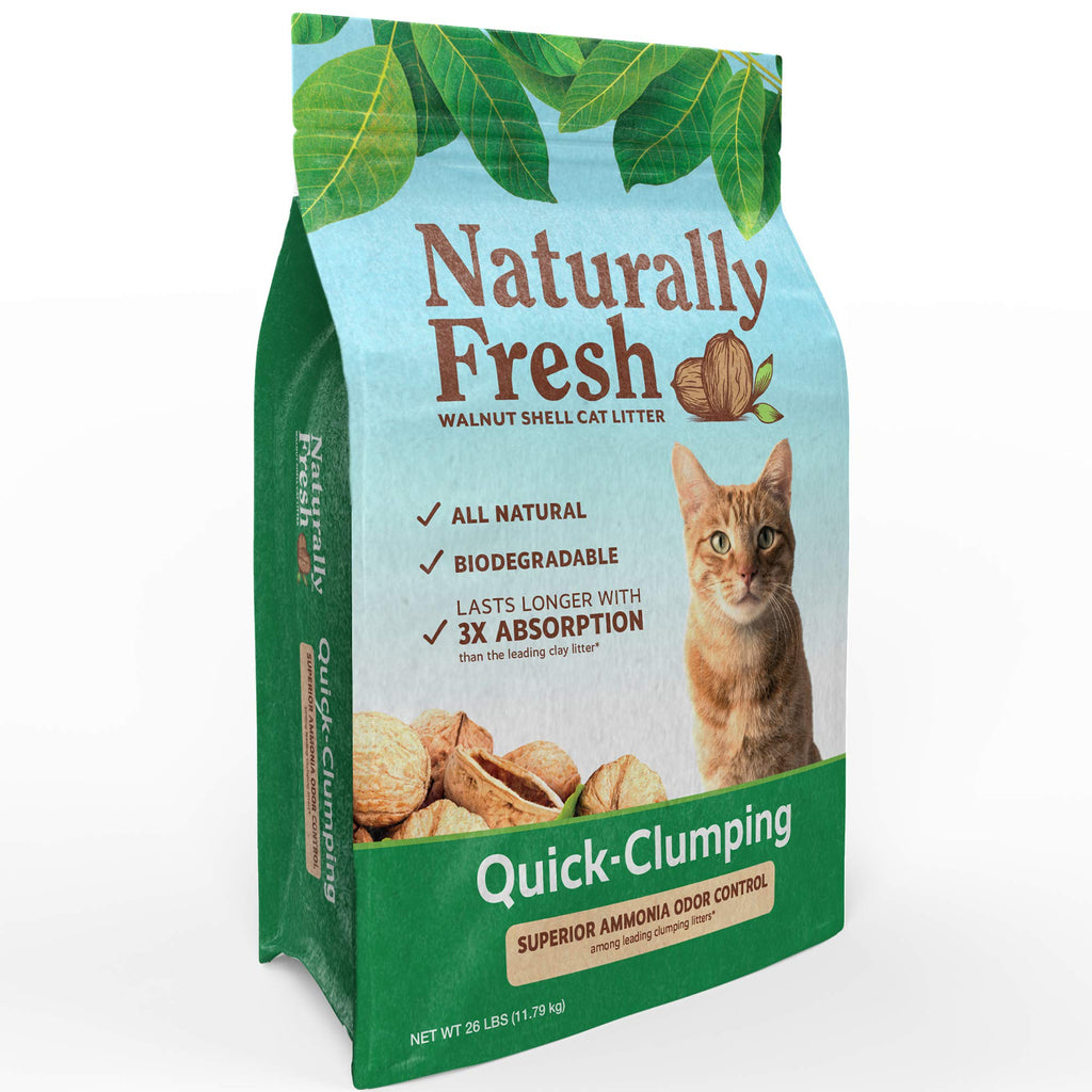 Unscented Walnut Shell Cat Litter 26 Lbs W9010