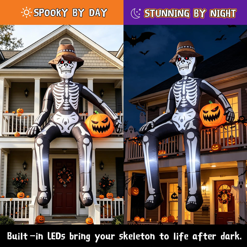 10FT Halloween Inflatable Skeleton J9312