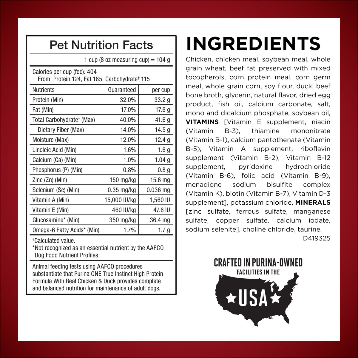 High Protein Chicken & Duck Dog Food S824315