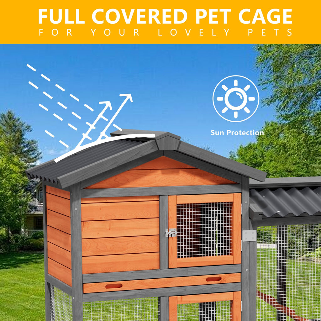 Wooden Chicken Coop X95942