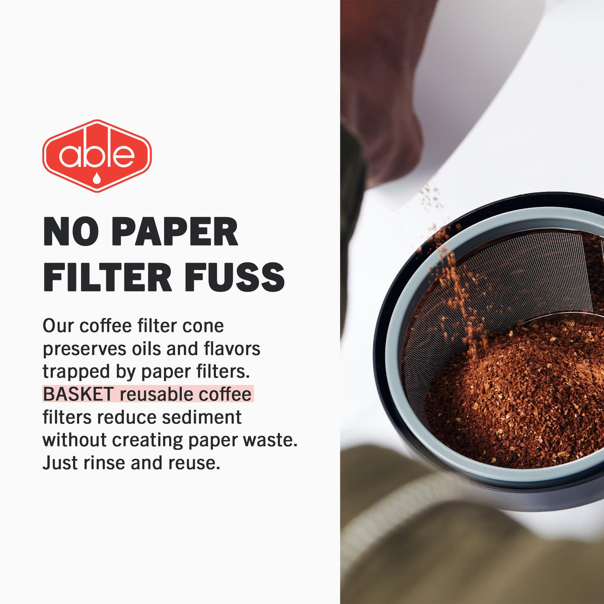 Reusable Stainless Steel Coffee Filter U3442