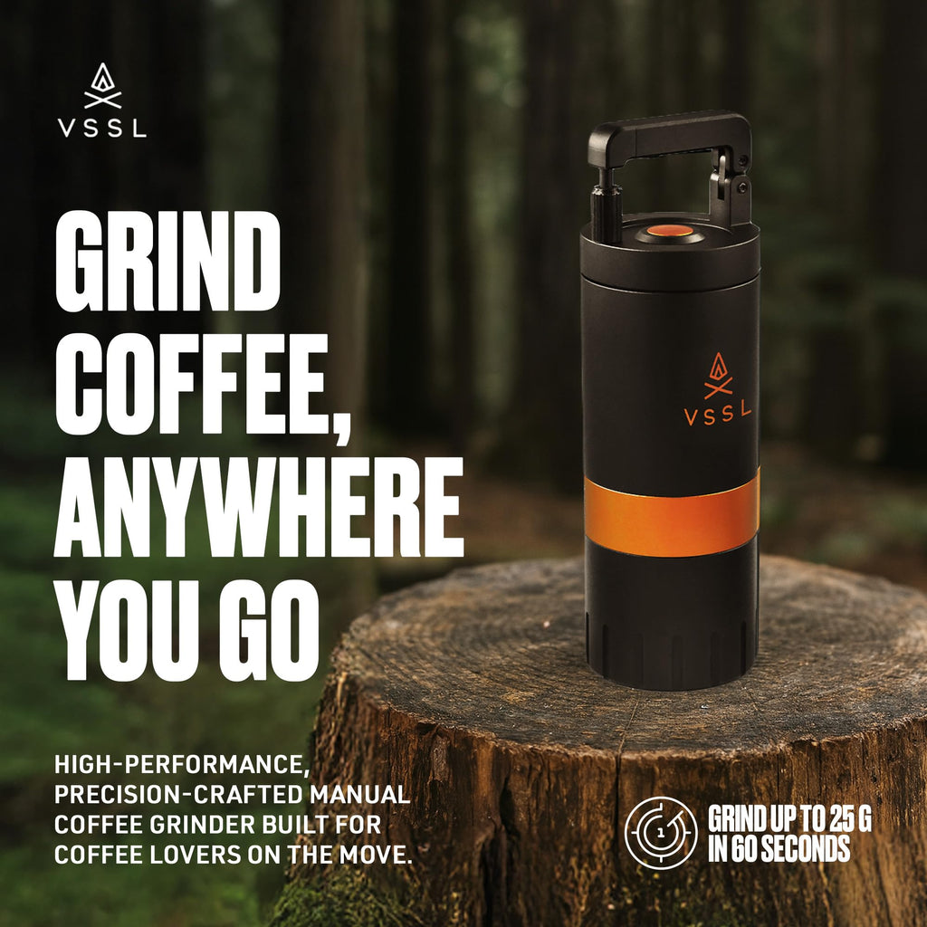 Manual Coffee Grinder with Stainless Steel Conical Burr Mill, 45 gram capacity I4638