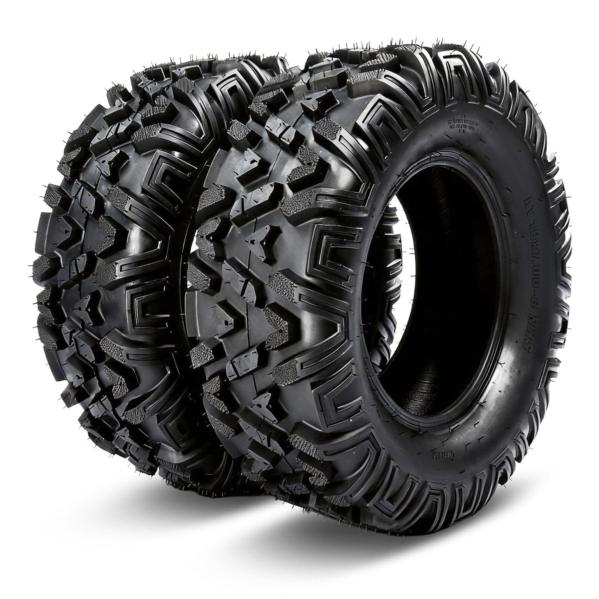 ATV Tires 19x7-8 4-Ply Tubeless Set of 2 Q6009