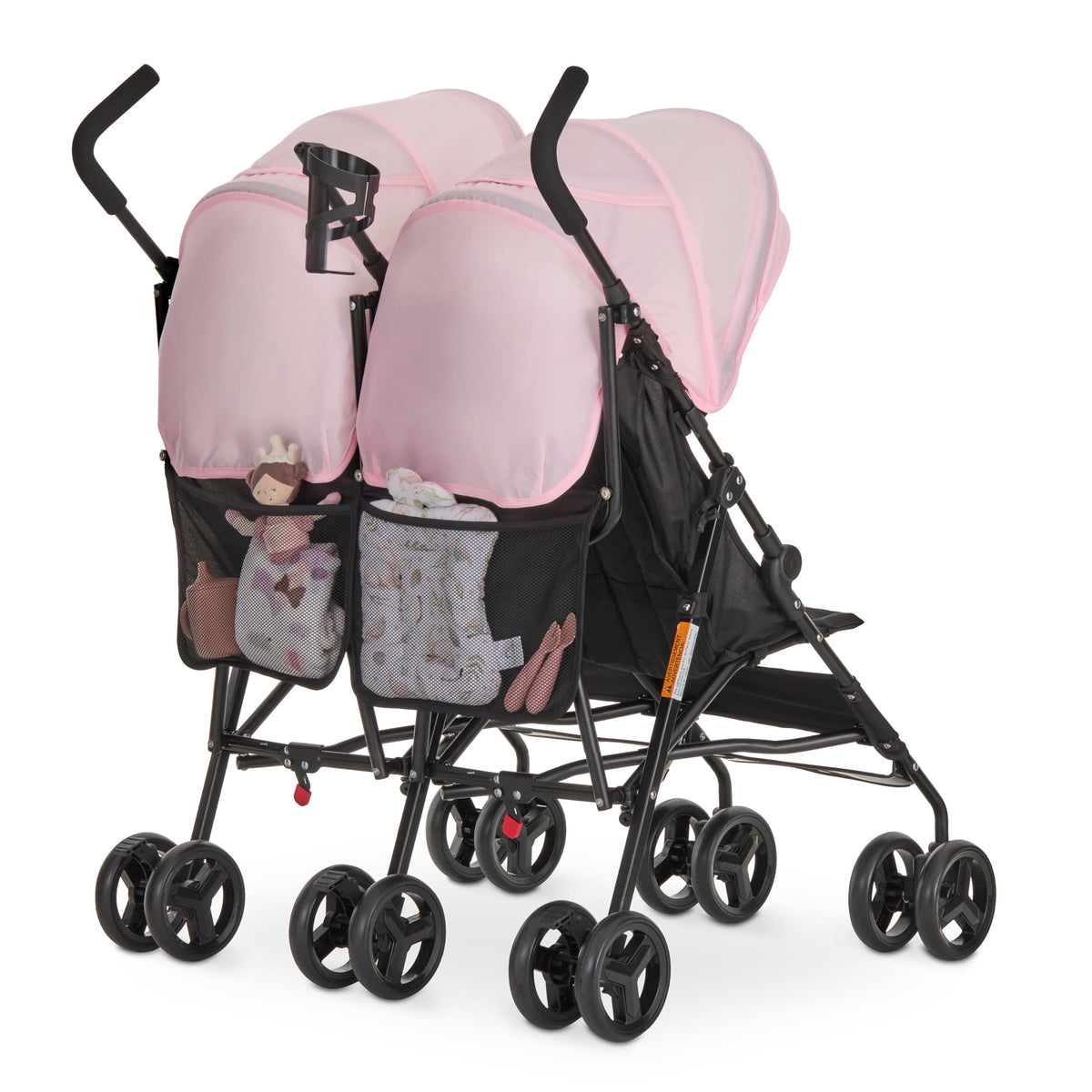 Pink Umbrella Stroller with Adjustable Canopy U152310