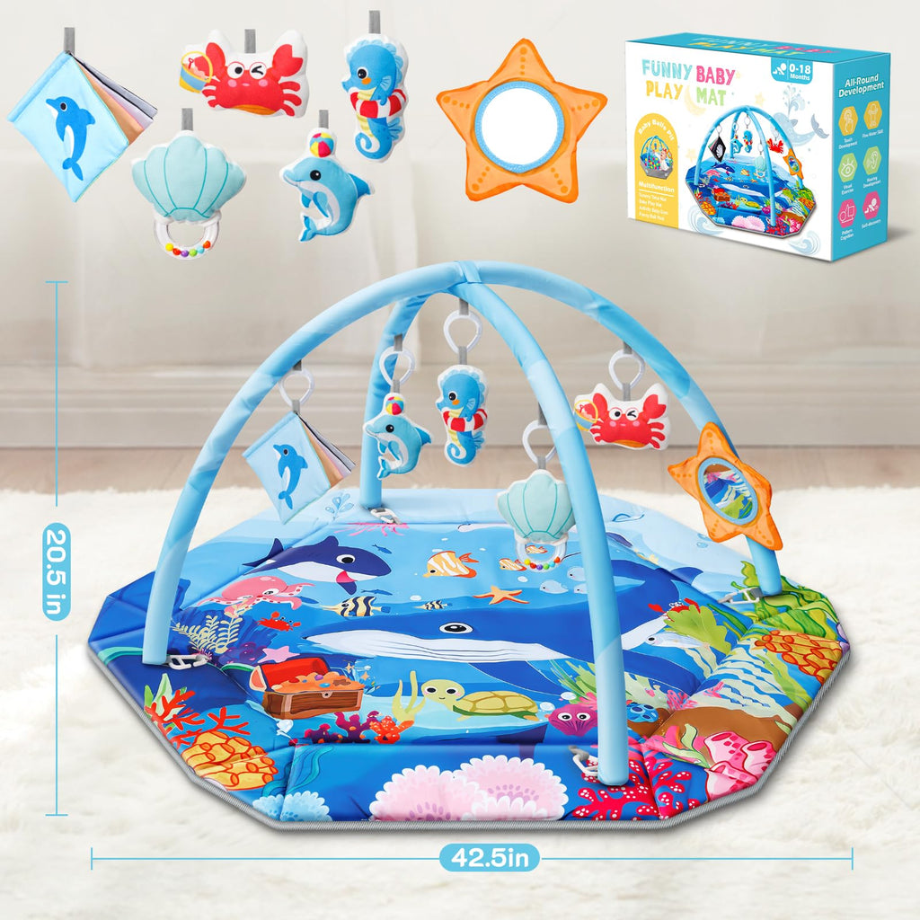 8-in-1 Washable Baby Gym Play Mat & Ball Pit M910