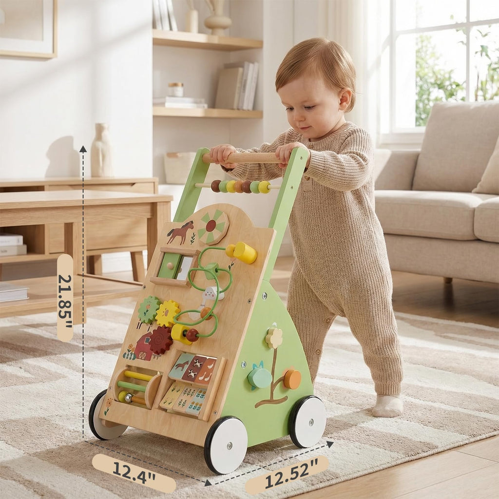 Wooden Baby Push Walker X281