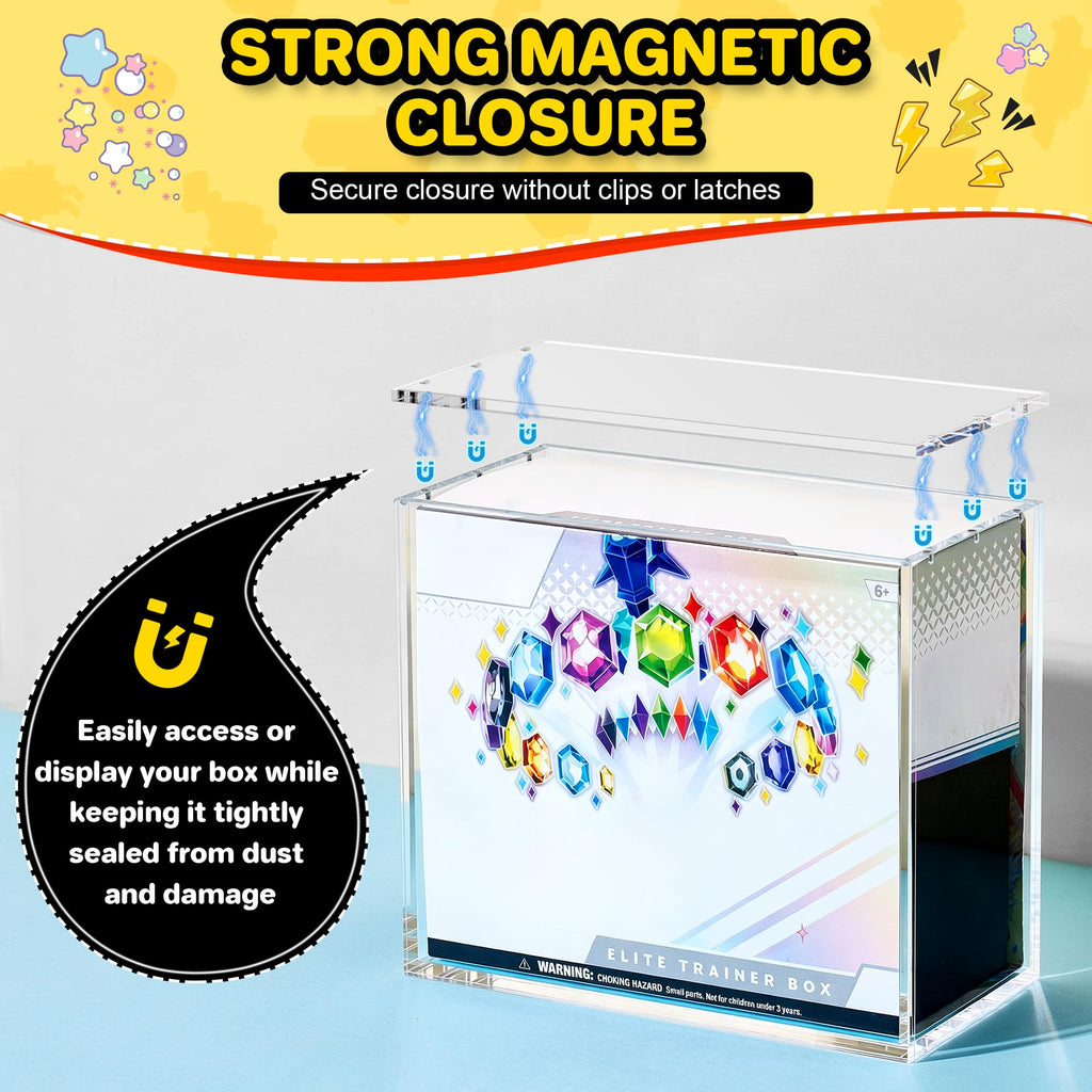 2 PCS 5mm Clear Acrylic Display Case Z9578