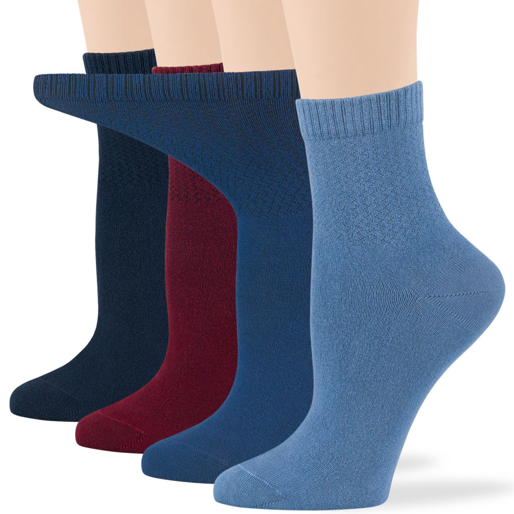 Viscose Bamboo Diabetic Socks 4 Pack J685