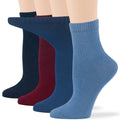 Viscose Bamboo Diabetic Socks 4 Pack J685