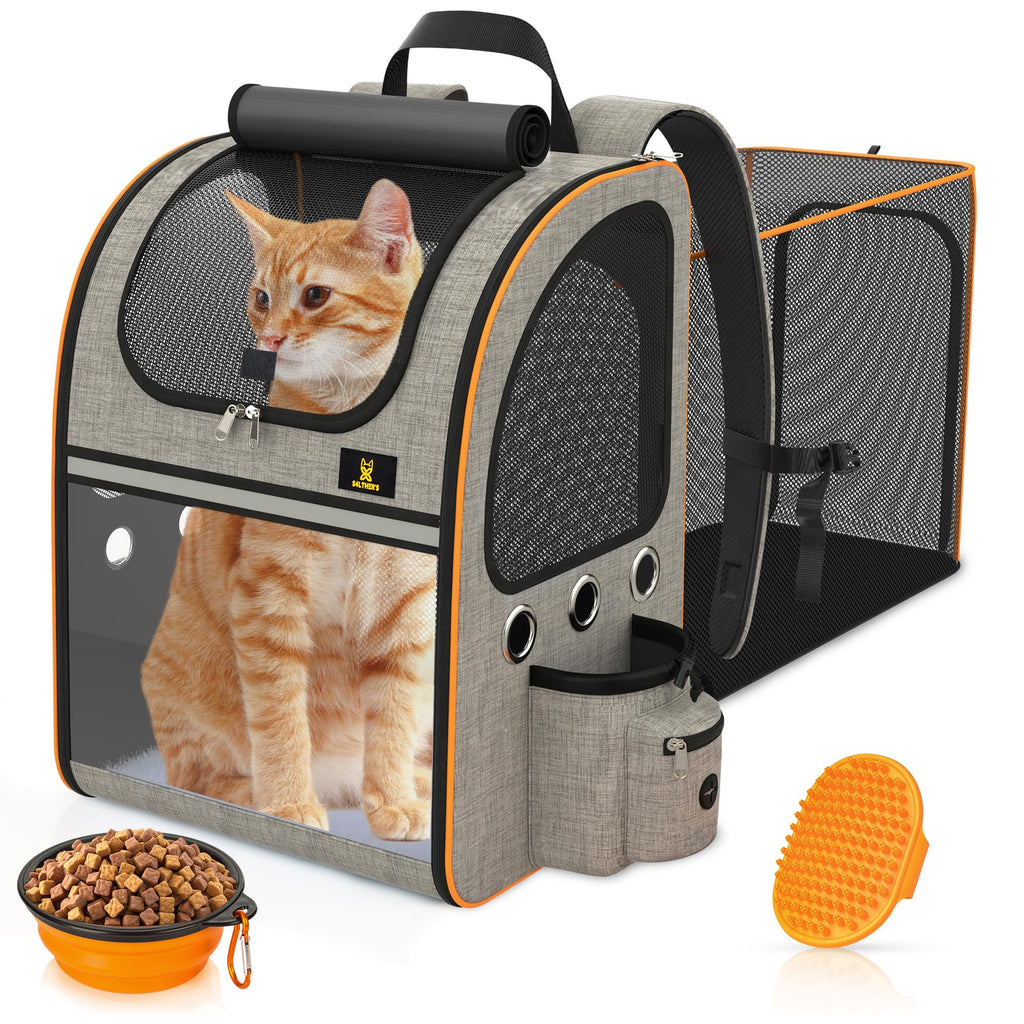 Expandable Breathable Mesh Cat Backpack Carrier Y81667