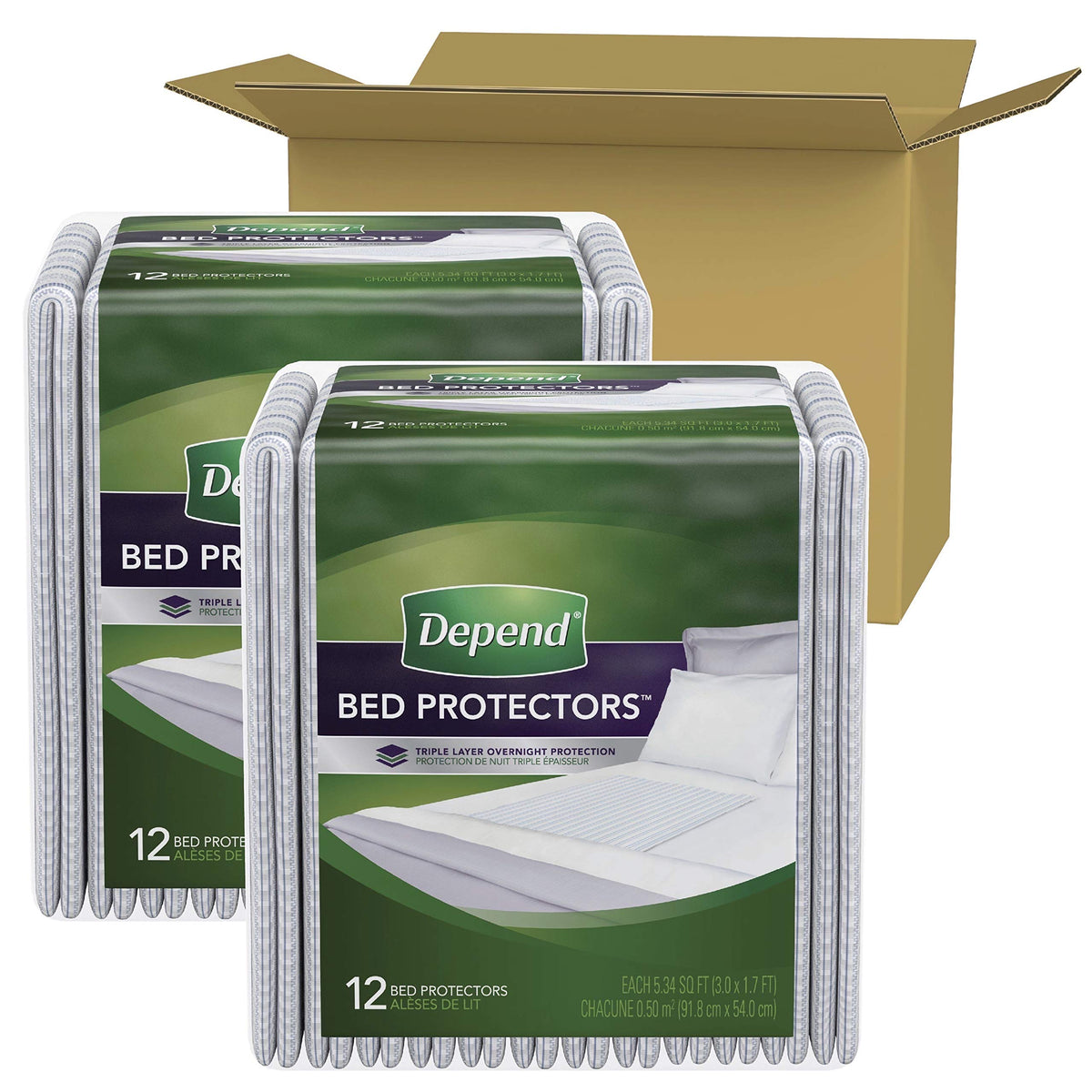 Blush XL Incontinence Underwear and Disposable Bed Pads U147